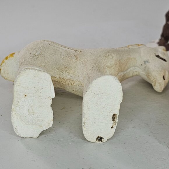 Vintage Clay Horse Figurines Set Of 4 Hand Painted Folk Art *FLAWS* - Picture 10 of 11